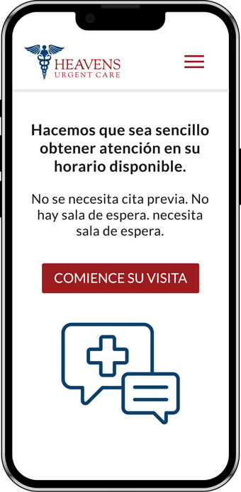 Facilitamos la atención médica. No se necesita cita previa. No necesita sala de espera.