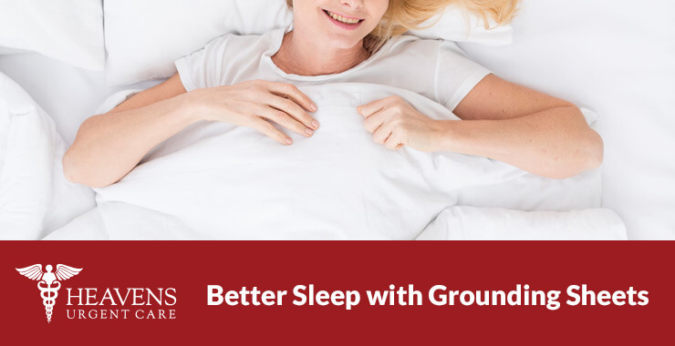 Better sleep with grounding sheets